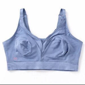 NEW Ruby Ribbon “Athena” Demiette Bra, Slate Blue, Size 32